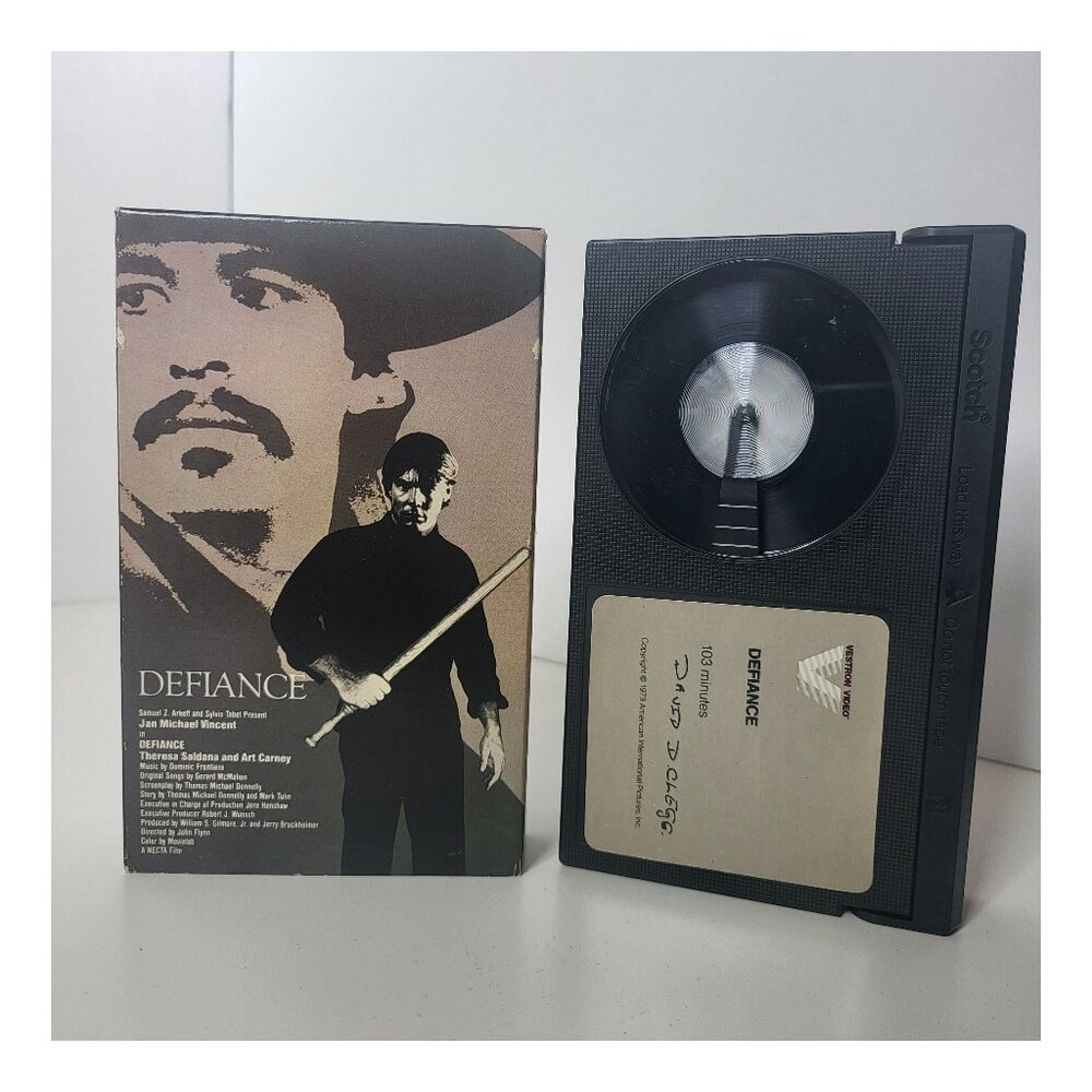 Defiance BETA Tape Betamax (Not VHS) Jan Michael Vincent